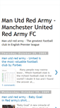 Mobile Screenshot of man-utd-red-army.blogspot.com