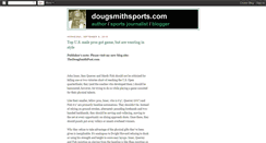 Desktop Screenshot of dougsmithsports.blogspot.com