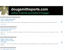 Tablet Screenshot of dougsmithsports.blogspot.com