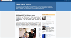 Desktop Screenshot of losbarriosactual.blogspot.com
