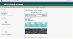 Desktop Screenshot of biminivolunteers.blogspot.com