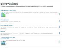 Tablet Screenshot of biminivolunteers.blogspot.com