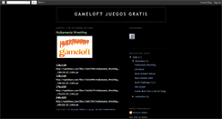 Desktop Screenshot of gameloftgratis.blogspot.com