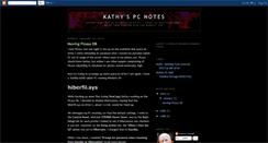 Desktop Screenshot of kathyspcnotes.blogspot.com