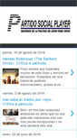 Mobile Screenshot of partidosocialplayer.blogspot.com