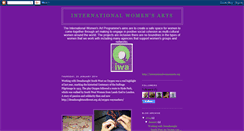 Desktop Screenshot of internationalwomensarts.blogspot.com