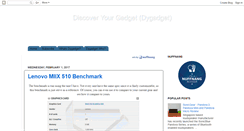 Desktop Screenshot of dygadget.blogspot.com