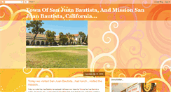 Desktop Screenshot of missionsanjuanbautista.blogspot.com