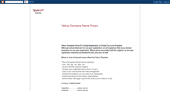 Desktop Screenshot of domain-name-yahoo-review.blogspot.com