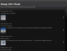 Tablet Screenshot of alonglifesroad.blogspot.com