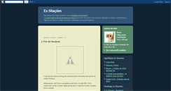 Desktop Screenshot of ex-sitacoes.blogspot.com