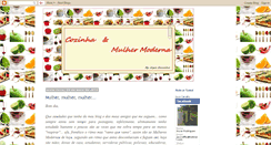 Desktop Screenshot of cozinhaemulhermoderna.blogspot.com