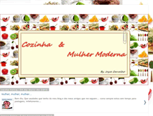 Tablet Screenshot of cozinhaemulhermoderna.blogspot.com