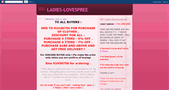 Desktop Screenshot of ladies-lovespree.blogspot.com