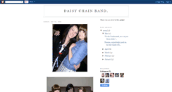 Desktop Screenshot of daisychainband.blogspot.com