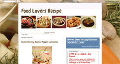 Desktop Screenshot of foodloversrecipe.blogspot.com