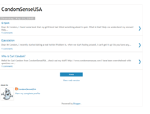Tablet Screenshot of condomsenseusa.blogspot.com