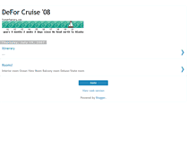 Tablet Screenshot of deforcruise.blogspot.com