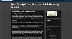 Desktop Screenshot of justlookfacerecognitionsystem.blogspot.com