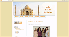 Desktop Screenshot of indiahealthinitiative.blogspot.com