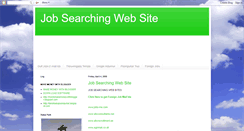 Desktop Screenshot of jobsearchingwebsite.blogspot.com