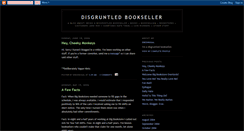 Desktop Screenshot of disgruntledbookseller.blogspot.com