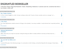 Tablet Screenshot of disgruntledbookseller.blogspot.com