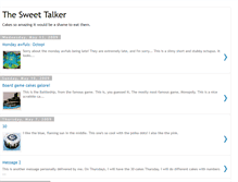 Tablet Screenshot of onesweettalker.blogspot.com