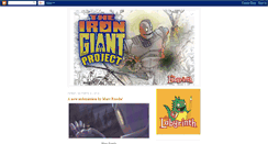 Desktop Screenshot of irongiantproject.blogspot.com