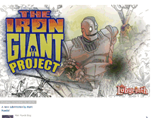 Tablet Screenshot of irongiantproject.blogspot.com