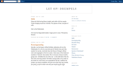 Desktop Screenshot of drempels.blogspot.com