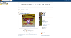 Desktop Screenshot of paysononiondayscarshow.blogspot.com