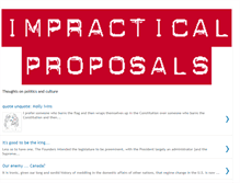 Tablet Screenshot of impracticalproposals.blogspot.com