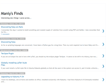 Tablet Screenshot of maniyfinds.blogspot.com
