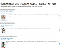 Tablet Screenshot of korean-sexygirls.blogspot.com