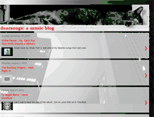 Tablet Screenshot of dearsongs.blogspot.com