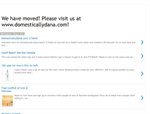 Tablet Screenshot of domesticallydana.blogspot.com