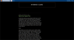 Desktop Screenshot of doppelganger-hybridcars.blogspot.com
