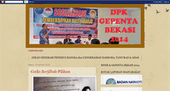 Desktop Screenshot of gepentabekasi.blogspot.com