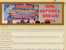 Tablet Screenshot of gepentabekasi.blogspot.com