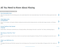 Tablet Screenshot of aboutkissing.blogspot.com