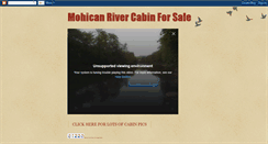 Desktop Screenshot of mohicanrivercabinforsale.blogspot.com