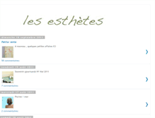Tablet Screenshot of lesesthetes.blogspot.com