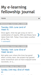 Mobile Screenshot of mye-learningfellowshipjournal.blogspot.com
