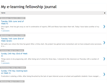 Tablet Screenshot of mye-learningfellowshipjournal.blogspot.com