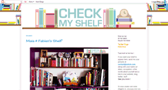 Desktop Screenshot of checkmyshelf.blogspot.com