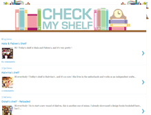 Tablet Screenshot of checkmyshelf.blogspot.com