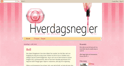 Desktop Screenshot of hverdagsnegler.blogspot.com