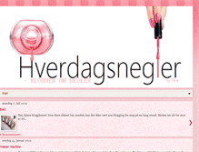Tablet Screenshot of hverdagsnegler.blogspot.com
