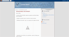 Desktop Screenshot of lorena-sg.blogspot.com